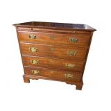 PA HOUSE CHERRY 4 DRAWER BACHELORS CHEST WITH