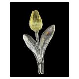 SWAROVSKI CRYSTAL SOCIETY YELLOW TULIP
