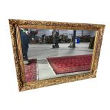 GOLD PAINTED ORNATE HANGING MIRROR