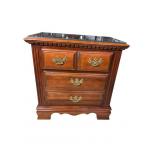 ATHENS FURNITURE CHERRY 2 DRAWER NIGHTSTAND
