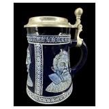 MARZI & REMY GERMAN COBALT BEER STEIN