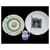 3PIECE PORCELAIN PLATE LOT