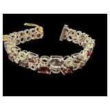 14K OSCAR FRIEDMAN NATURAL SPINEL AND DIAMOND