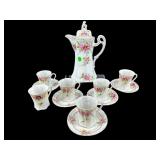 12 PC HAND PAINTED NIPPON CHOCOLATE SET