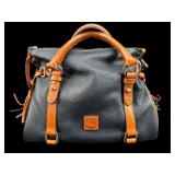 DOONEY AND BOURKE PEBBLE GRAIN LARGE SATCHEL