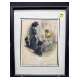 MOURNING BRIDE IN MARIGOLD BY J. J. GRANDVILLE