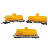 LOT OF 3 LGB SHELL ENGINE TANKERS