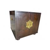 ROSEWOOD ORIENTAL 2 DOOR END TABLE