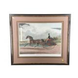 LORD WILLIAM HUNT SCENE HAND COLORED ENGRAVING