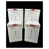 4 PC KREAMER METAL CANISTER SET