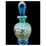 SIGNED DAVID TATE 1996 HAND BLOWN IRIDESCENT