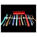 LOT OF 14 VINTAGE QUARTZ WATCHES