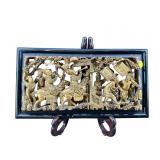 CARVED ORIENTAL WALL PLAQUE