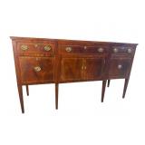 19TH CENT. HEPPLEWHITE INLAID SIDEBOARD