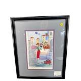 MOSHE LEIDER RUSSIAN OFFSET LITHOGRAPH