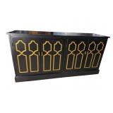 MODERN DESIGN PAINT DECORATED CREDENZA