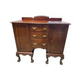 SOLID MAHOGANY CHIPPENDALE OVERSIZED SERVER