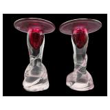 2 SIGNED MATTHEW BUECHNER OF THAMES GLASS 2000