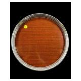 RETICULATED SILVERPLATE FORMICA SERVING TRAY