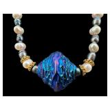 14K CLASP CULTURED PEARL FASHION NECKLACE