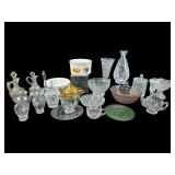 LARGE LOT OF MISC CRYSTAL, PORCELAIN