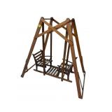 ANTIQUE WOODEN DOLL SWING
