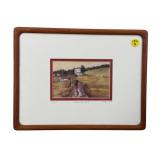 'REFLECTIVE WALK' PRINT BY L HEMERY; DOUBLE