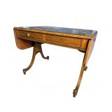 BAKER FURNITURE ROSEWOOD/SATINWOOD DROP LEAF