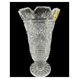 SMALL WATERFORD CRYSTAL FOOTED VASE