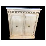 REGENCY STYLE MARBLE TOP CONSOLE