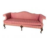 HICKORY CHAIR CO. QUEEN ANNE HUMPBACK SOFA