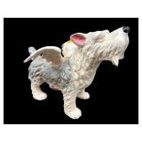 HEAVY CAST IRON WINGED TERRIER DOOR STOP