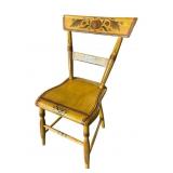 ANTIQUE PA DUTCH DECORATED CHAIR