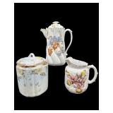 3 PC LOT OF EARLY PORCELAIN