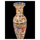 LARGE ORIENTAL PORCELAIN ROYAL SATSUMA VASE