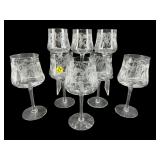 SET OF 8 CAMBRIDGE 'MARJORIE' WINE STEMS