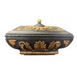 EBONIZED BLACK DECORATIVE BOX