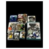 LARGE LOT OF COSTUME JEWELRY IN BOXES