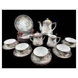 20 PC OF ANTIQUE HAND PAINTED NIPPON MORIAGE