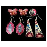 CLOISONNï¿½ STYLE JEWELRY LOT