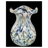 LARGE MURANO STYLE MULTICOLOR CONFETTI ART GLASS