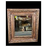 CARVED WOOD FRAMED MIRROR