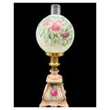 HAND PAINTED GONE WITH THE WIND STYLE LAMP