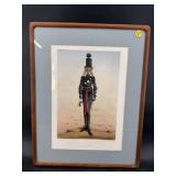 HAND COLORED FRENCH MILITARY LITHOGRAPH