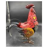 16 IN DECORATIVE METAL ROOSTER