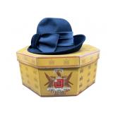 KNOX NEW YORK HAT BOX WITH HAT