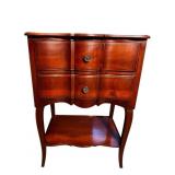 JOHN WIDDICOMB CHERRY 2 DRAWER STAND