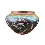 MIDSUMMER ART GLASS MAKERS OF ENGLAND IRIDESCENT