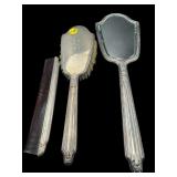 3 PC GORHAM STERLING DRESSER SET