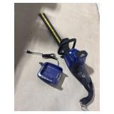 KOBALT HEDGE TRIMMER WITH CHARGER AND BATTERY